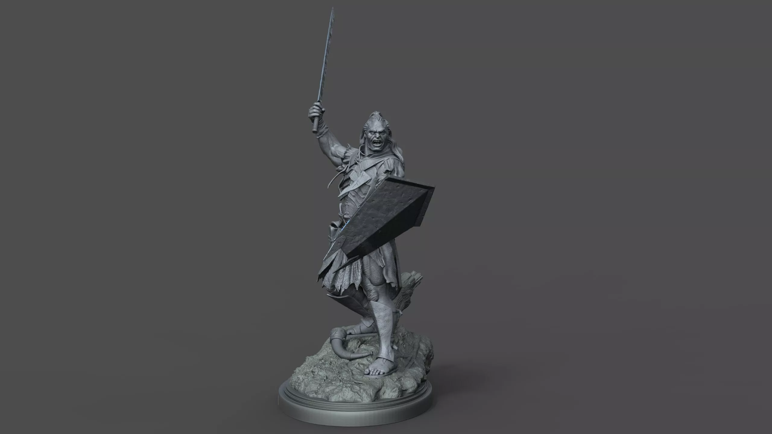 Lurtz The Lord of the Rings 3d print model 3D print model