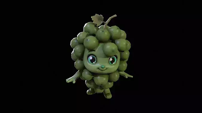Chibi Fruit Grape Two