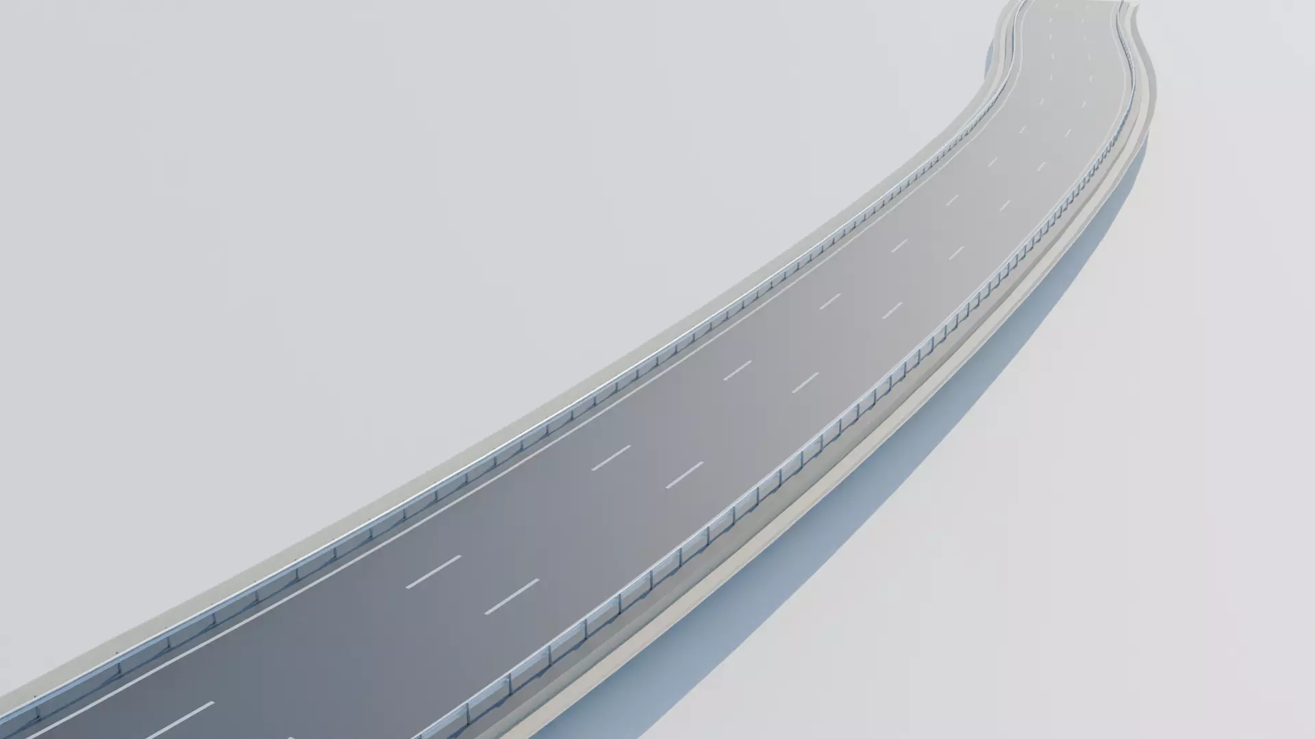 Simple Highway 3D model