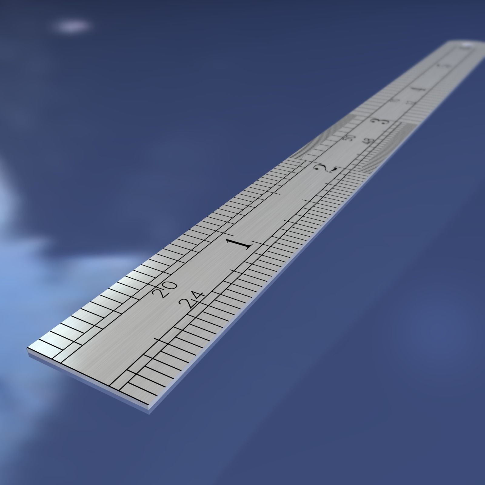 Engineering Scale Low-poly 3D model_1