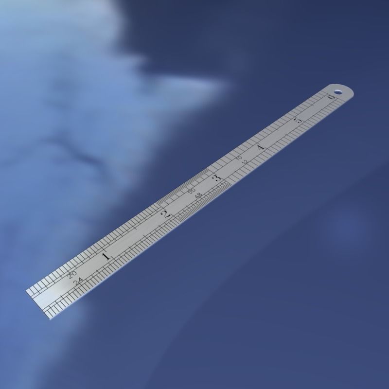 Engineering Scale Low-poly 3D model_3