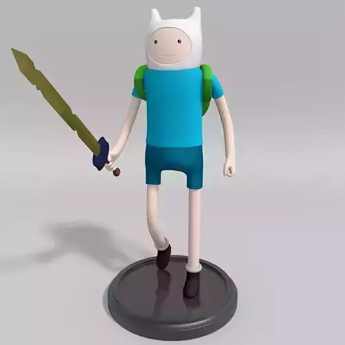 Adventure Time Finn the human 3D model