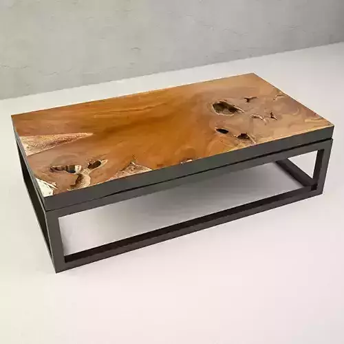 Teak Coffee Table 3D model