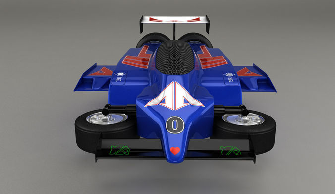 MASK Formel 1 Concept Racing Car with XPresso  3D model