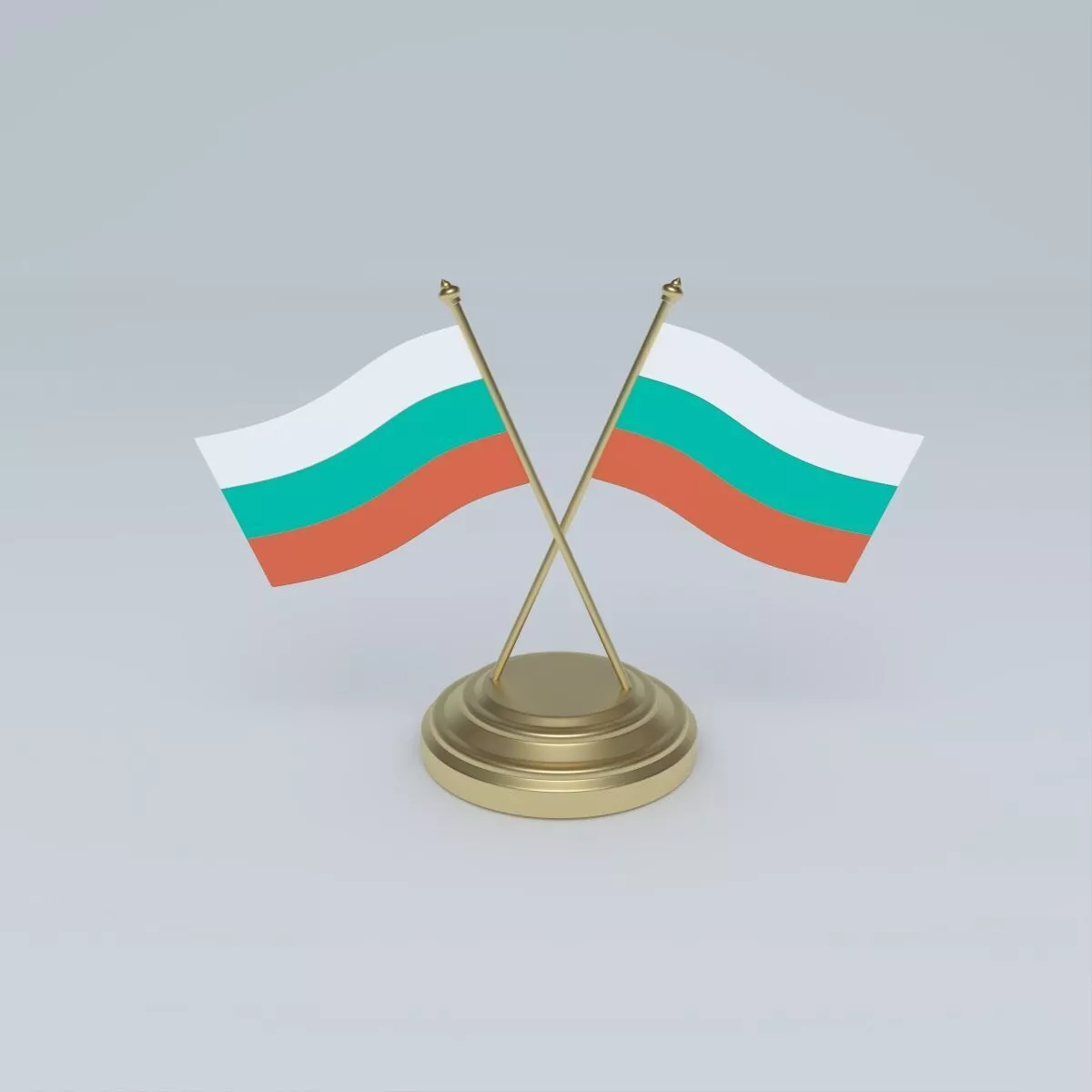 Flag of Bulgaria 3D model