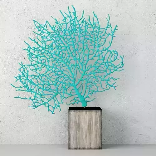 Teal Exotic Sea Fan