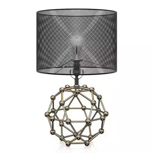 Regina Andrew Brass Model Molecule Lamp