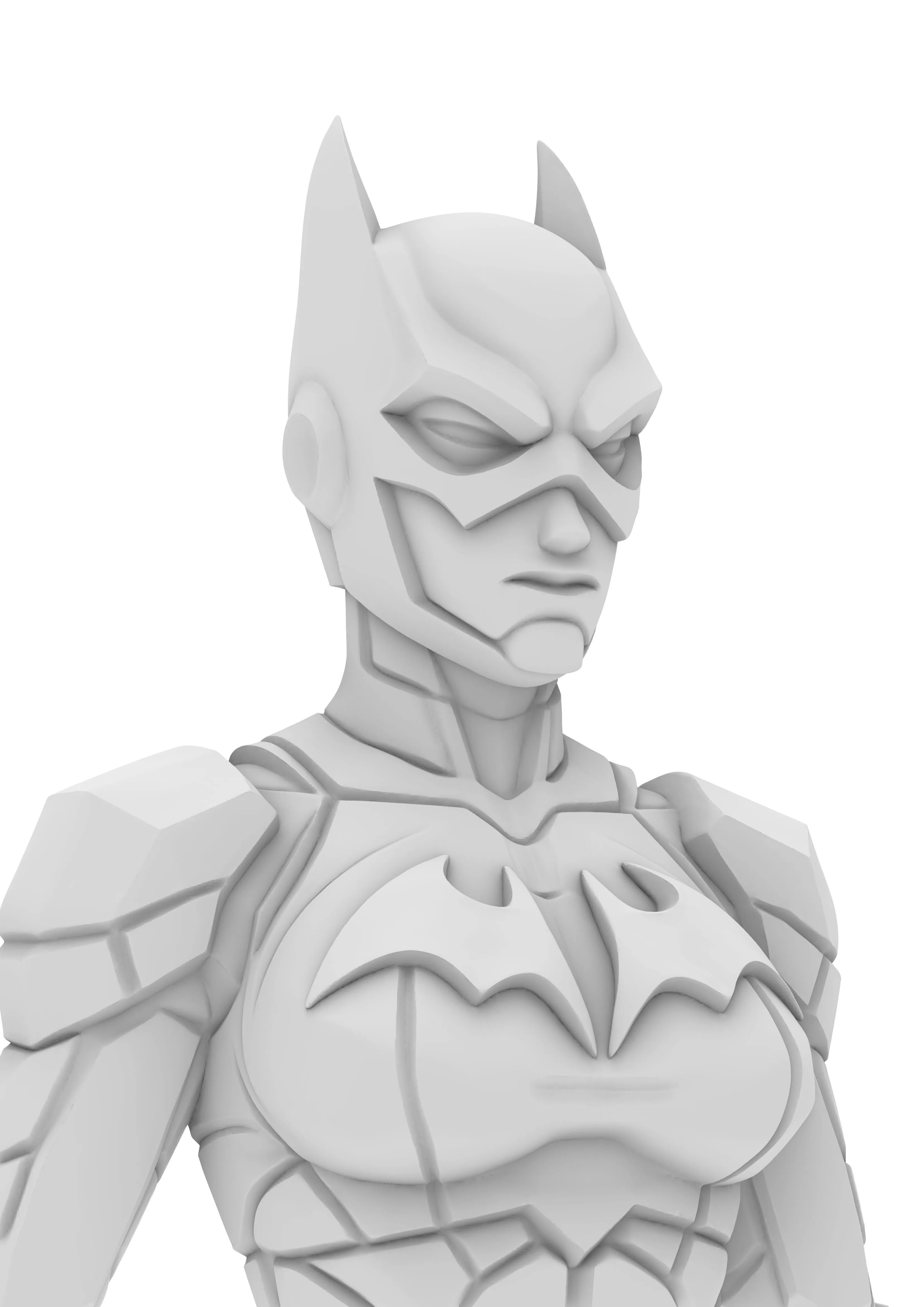 Cat Wife Bat Hero Lady 3D print model