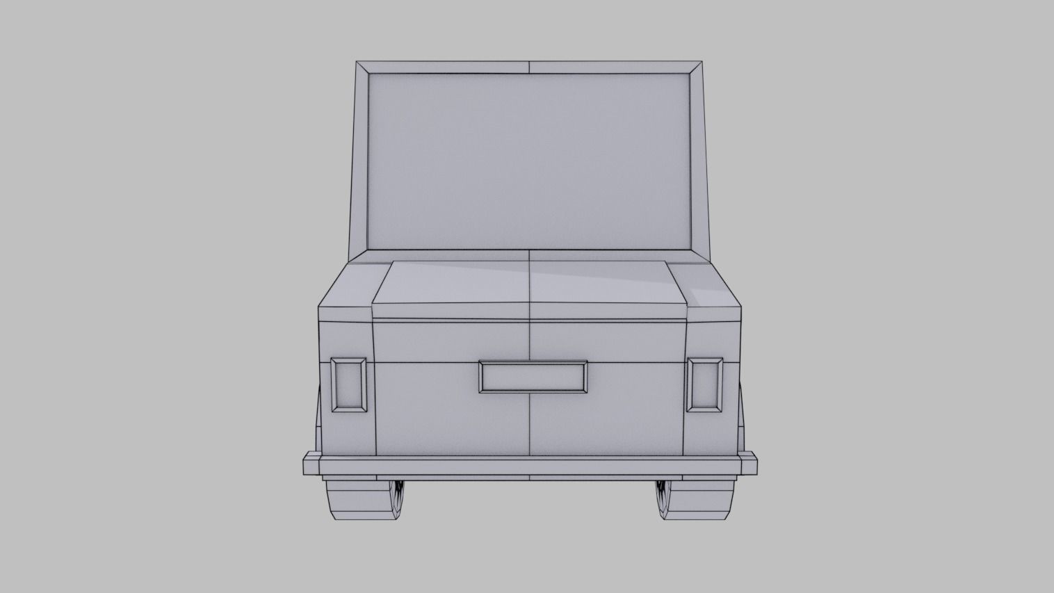 Cartoon Car Low-poly 3D model_6