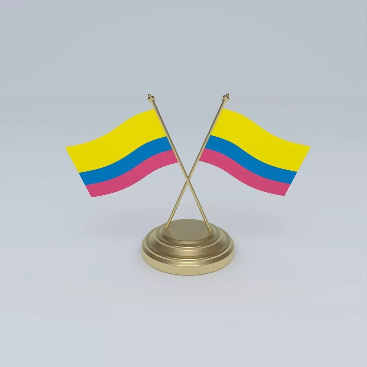 Flag of Colombia 3D model