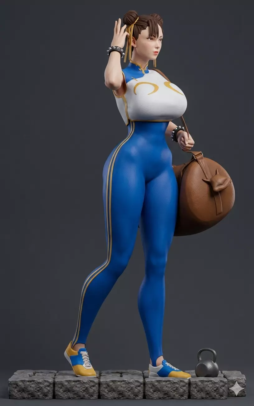 street fighter chunli 3D print model