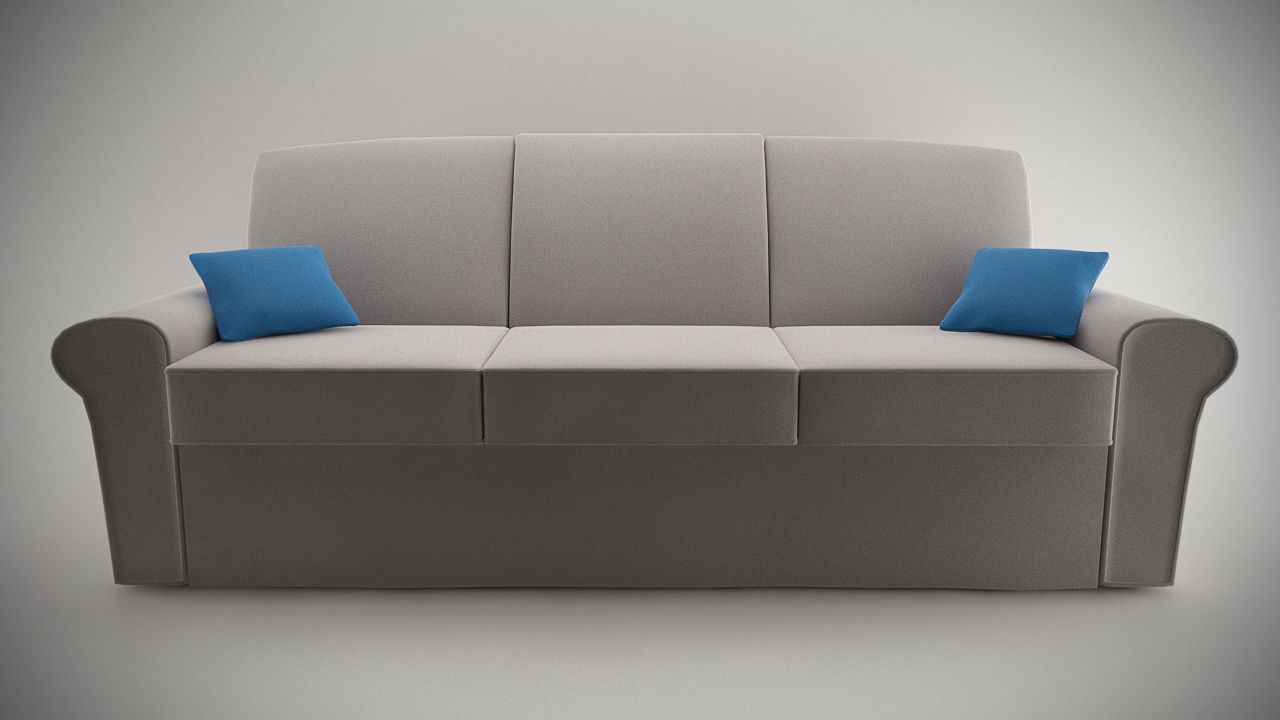 Living Room Sofa AP1 Series - Game Ready Low-poly 3D model_2