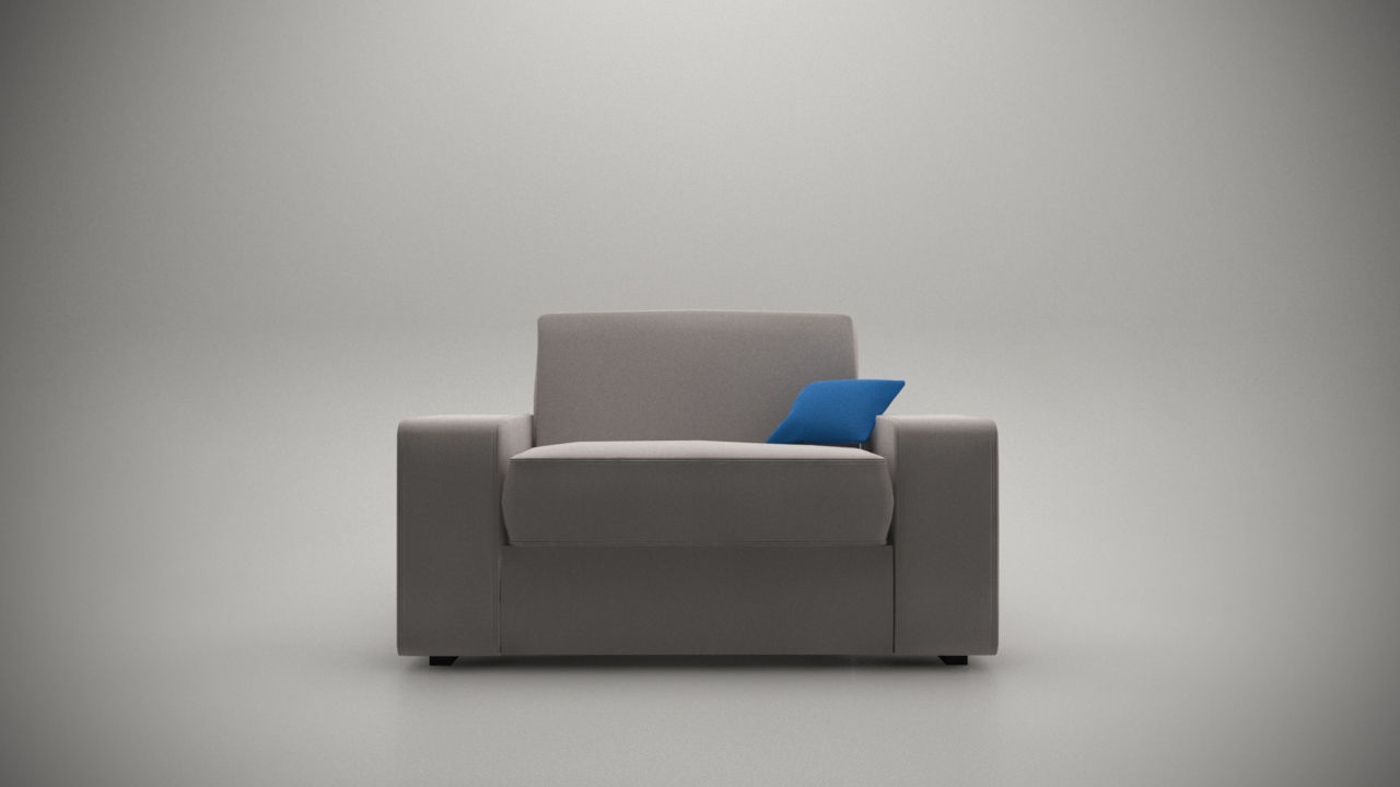 Living Room Sofa AP2 Series - Game Ready Low-poly 3D model_3