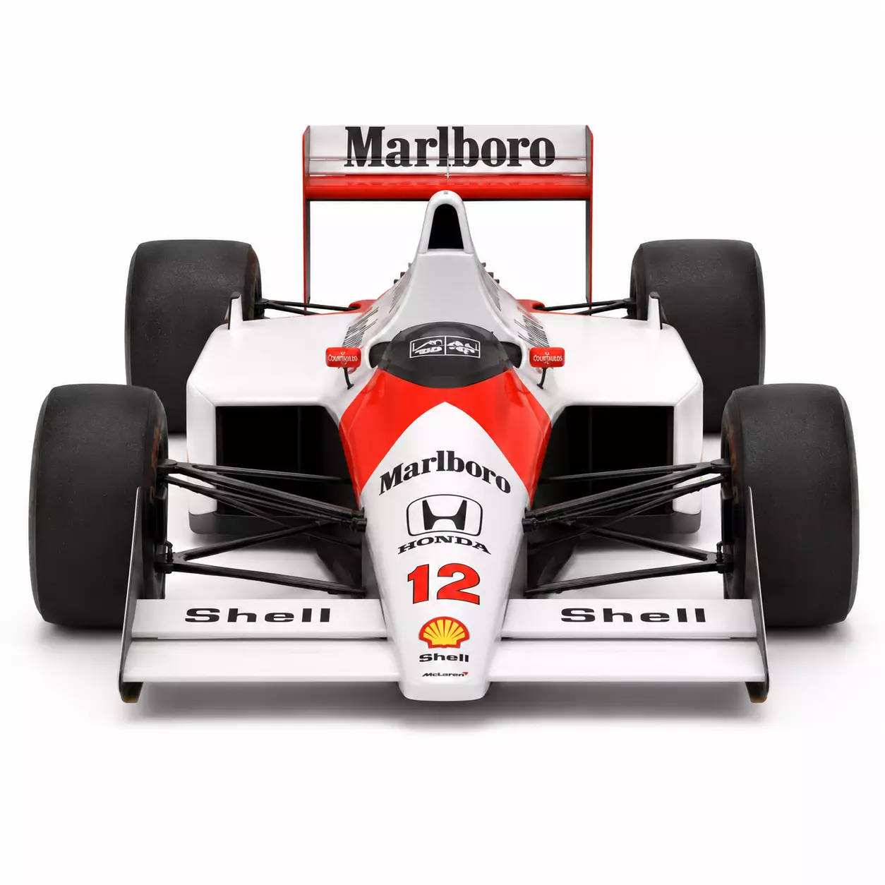 McLaren MP44 Formula One STL Printable Racing Car Model 3D print model