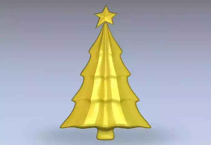 Xmas Tree Keep Christ in Christmas 3D print model
