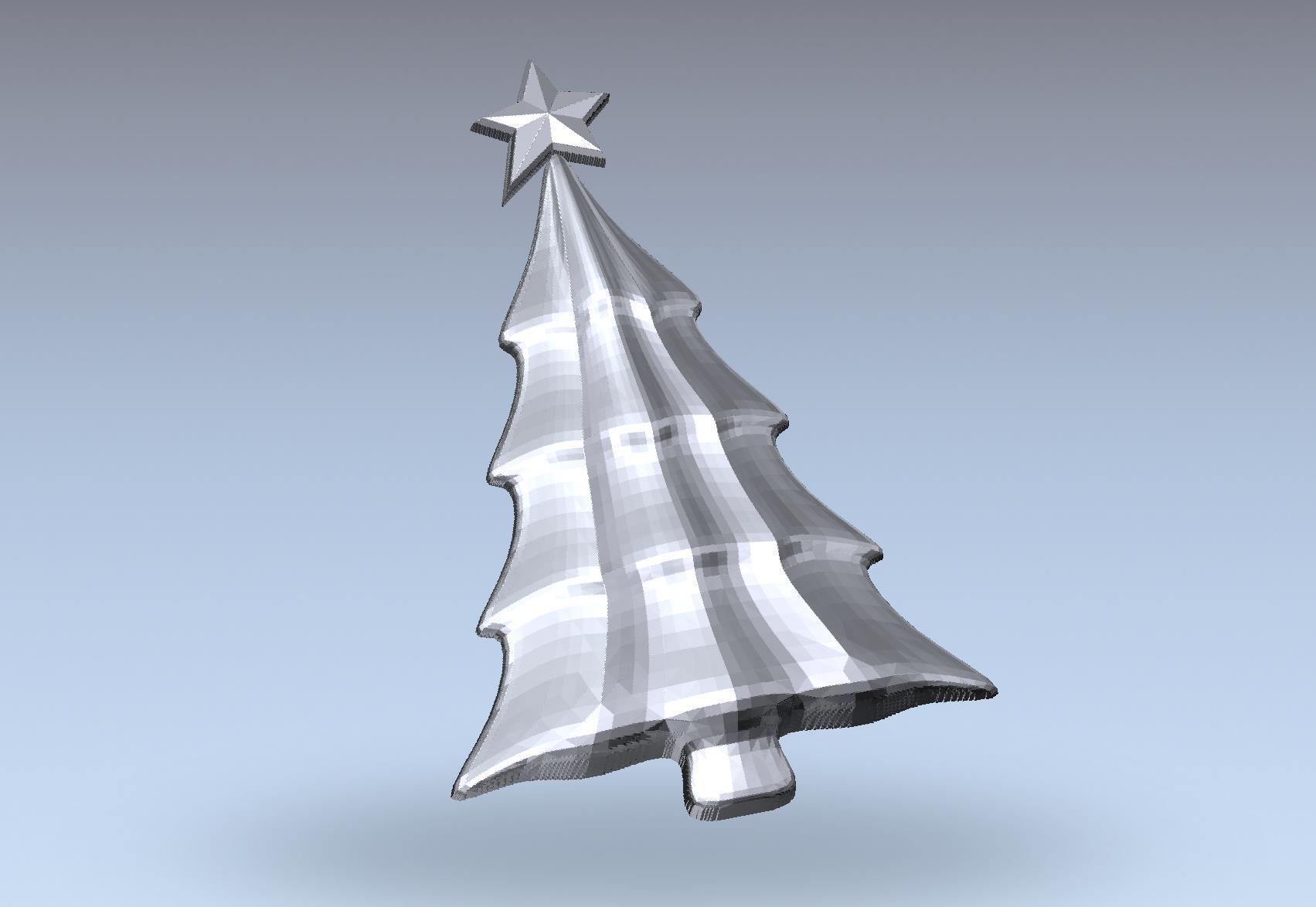 Xmas Tree Keep Christ in Christmas 3D print model_3