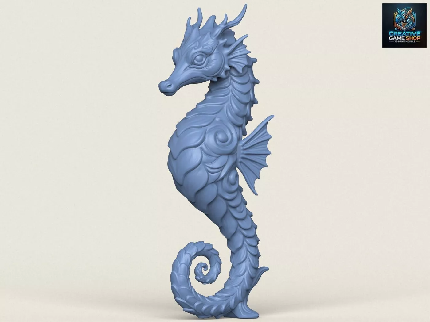 Seahorse 3D print model