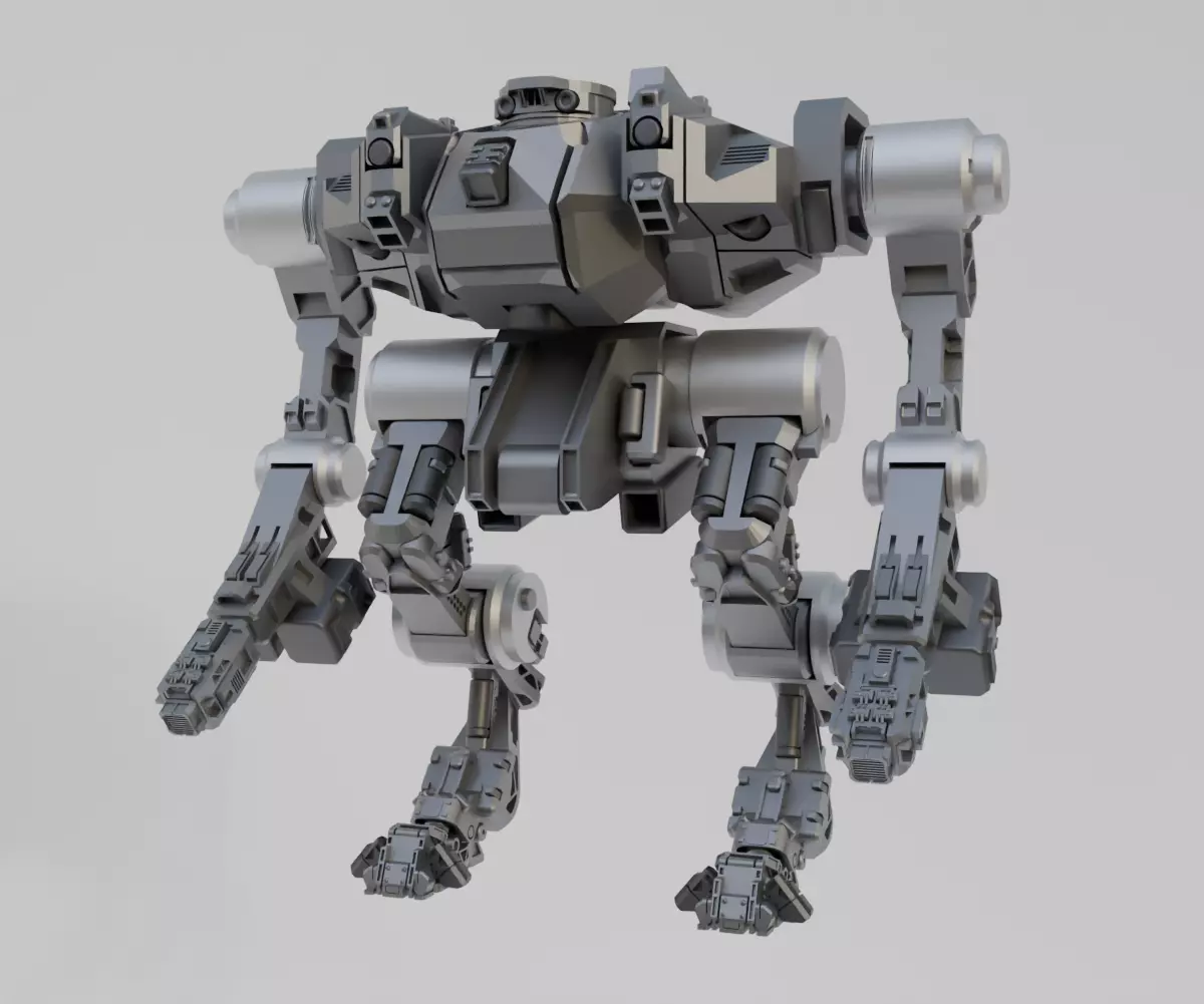 Mecha 0 Free 3D model