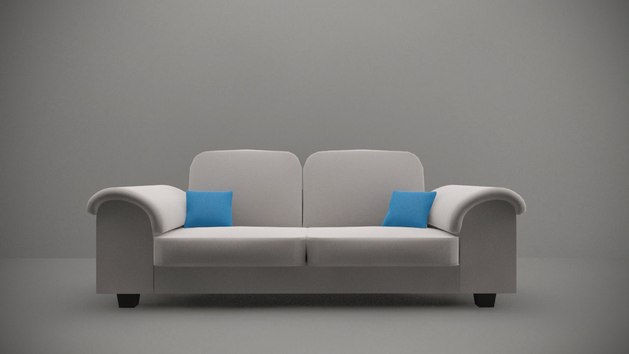 Living Room Sofa AP Collection - Game Ready Low-poly 3D model_6