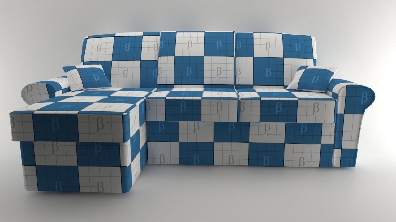 Living Room Sofa AP Collection - Game Ready Low-poly 3D model_19