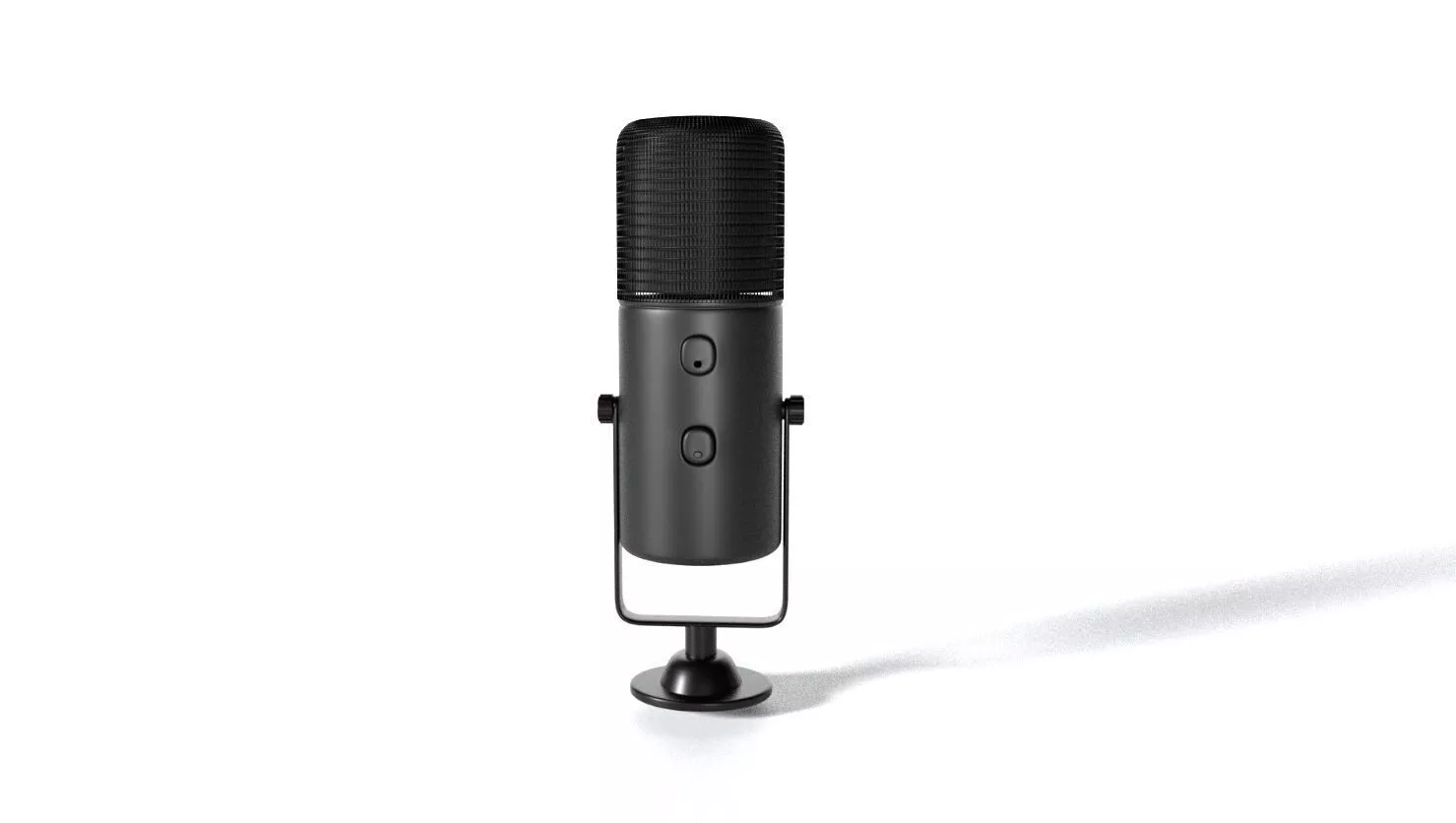 Microphone cartoon 3D print model