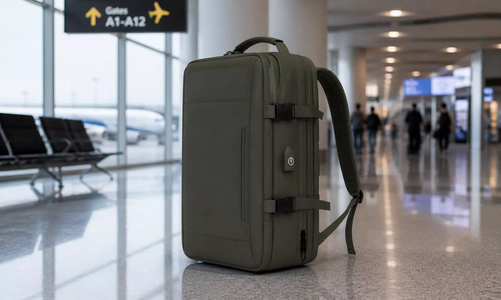 Modern Travel Backpack Bag Model 3D model