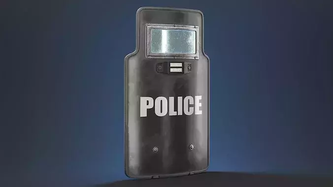 Police Tactical Riot Shield PBR