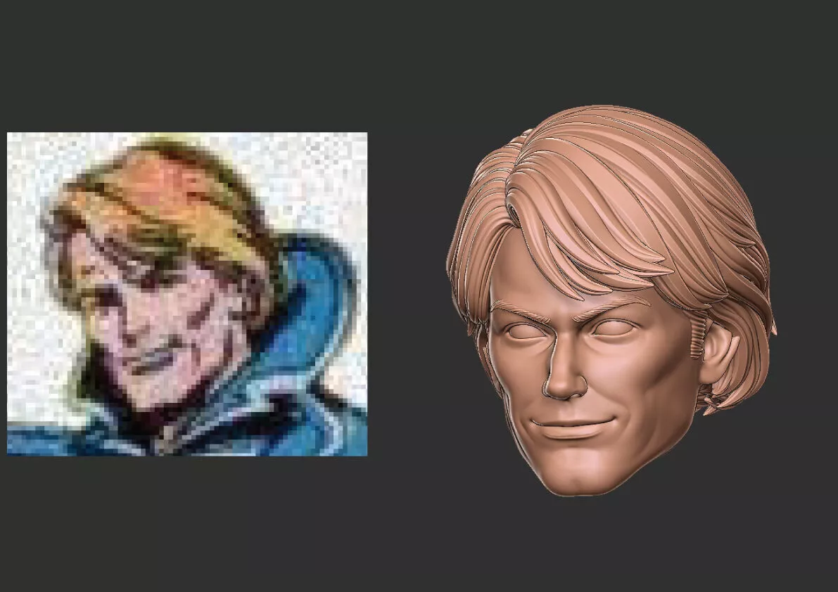 Johnny Blaze Head 3D print model