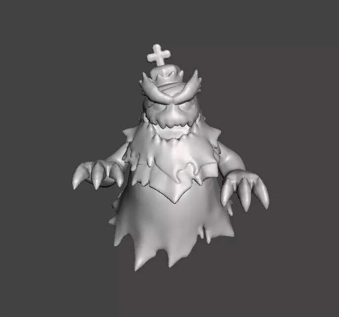 GHOST KING MINIATURE MODEL FANTASY GAMES RPG DND 3D print model