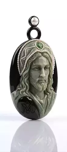 Gospel Jesus Pendant 3D Model