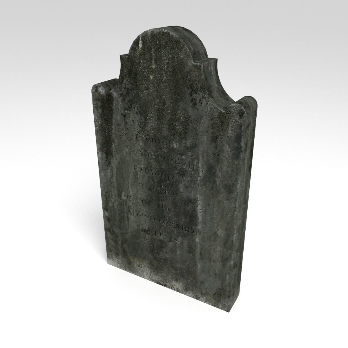 Tomb 25 Low-poly 3D model_4