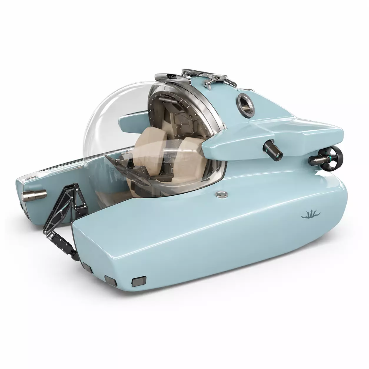 Triton 1650 - Private Submarine 3D model