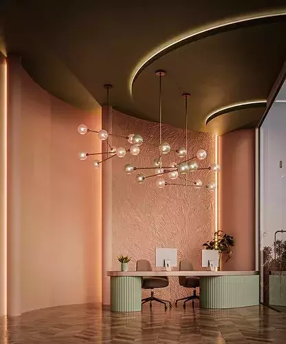 Modern Reception 3D model
