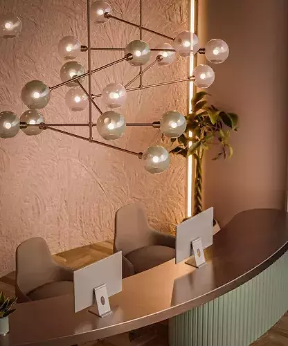 Modern Reception  3D model 4