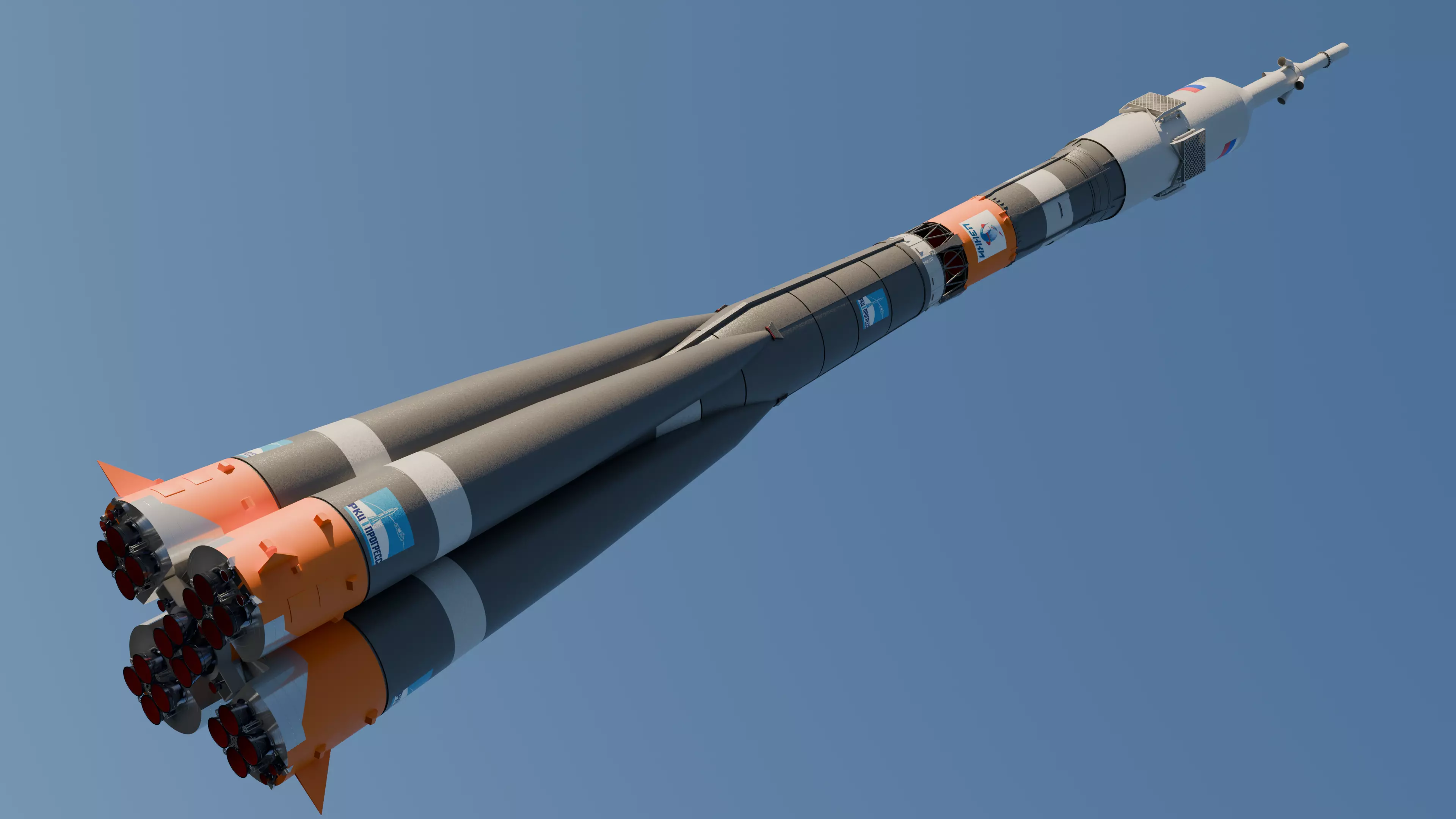 Soyuz 2 Orbital Launch Vehicle 3D model