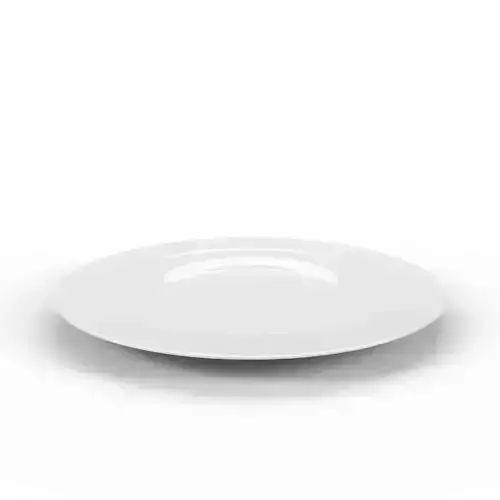 Round Dinner Plate 3D model