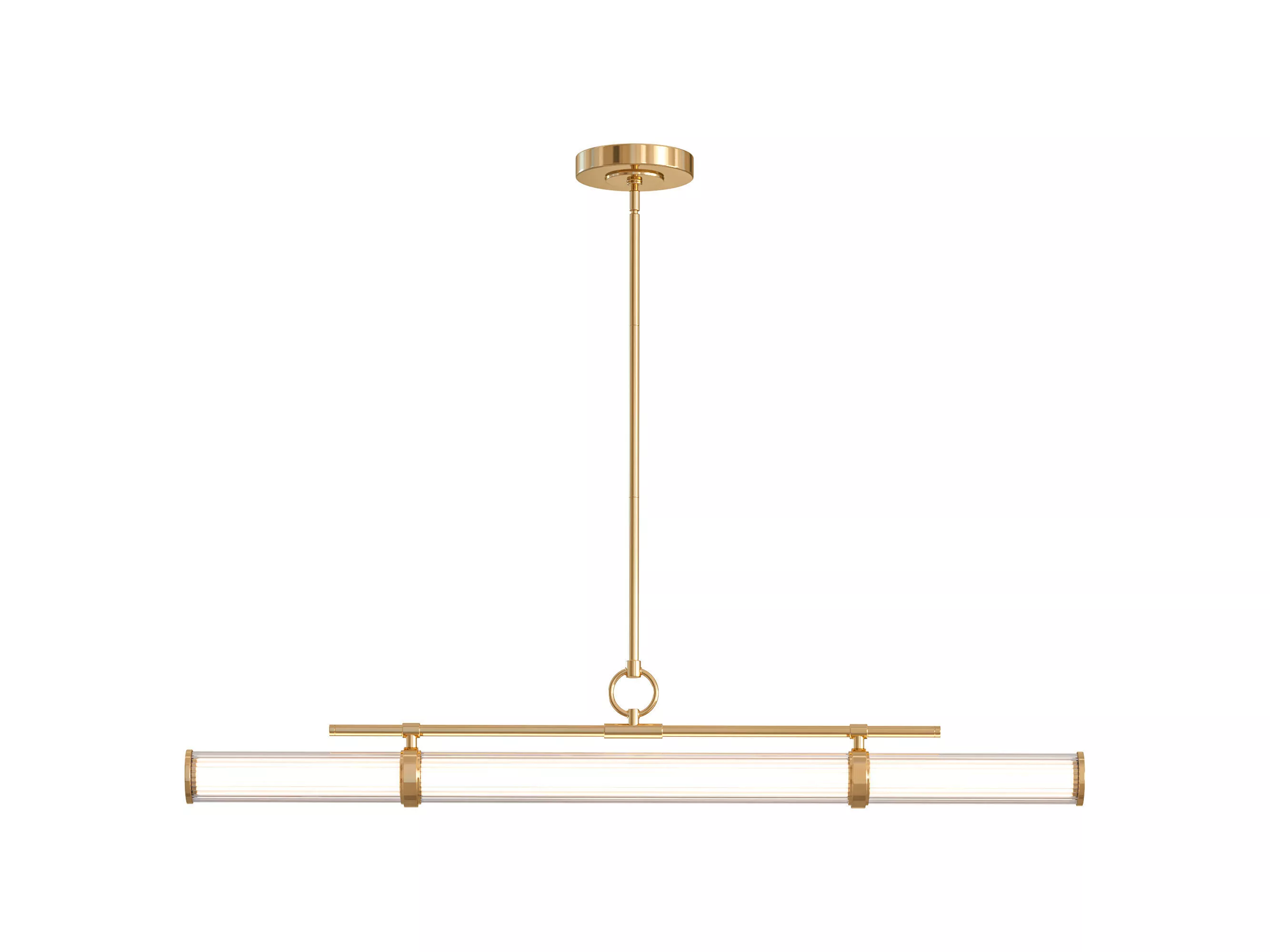 Riven Linear Chandelier 3D model