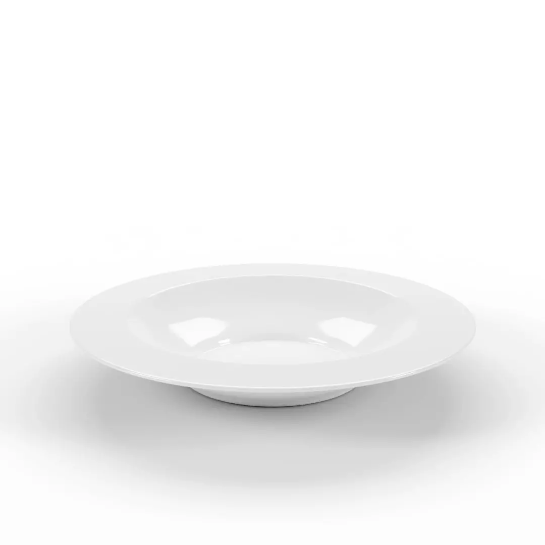 Round Soup Plate 3D model_0