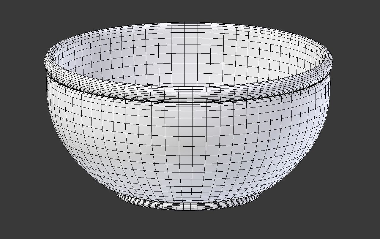 Noodle Bowl - Soup Plate 3D model_5