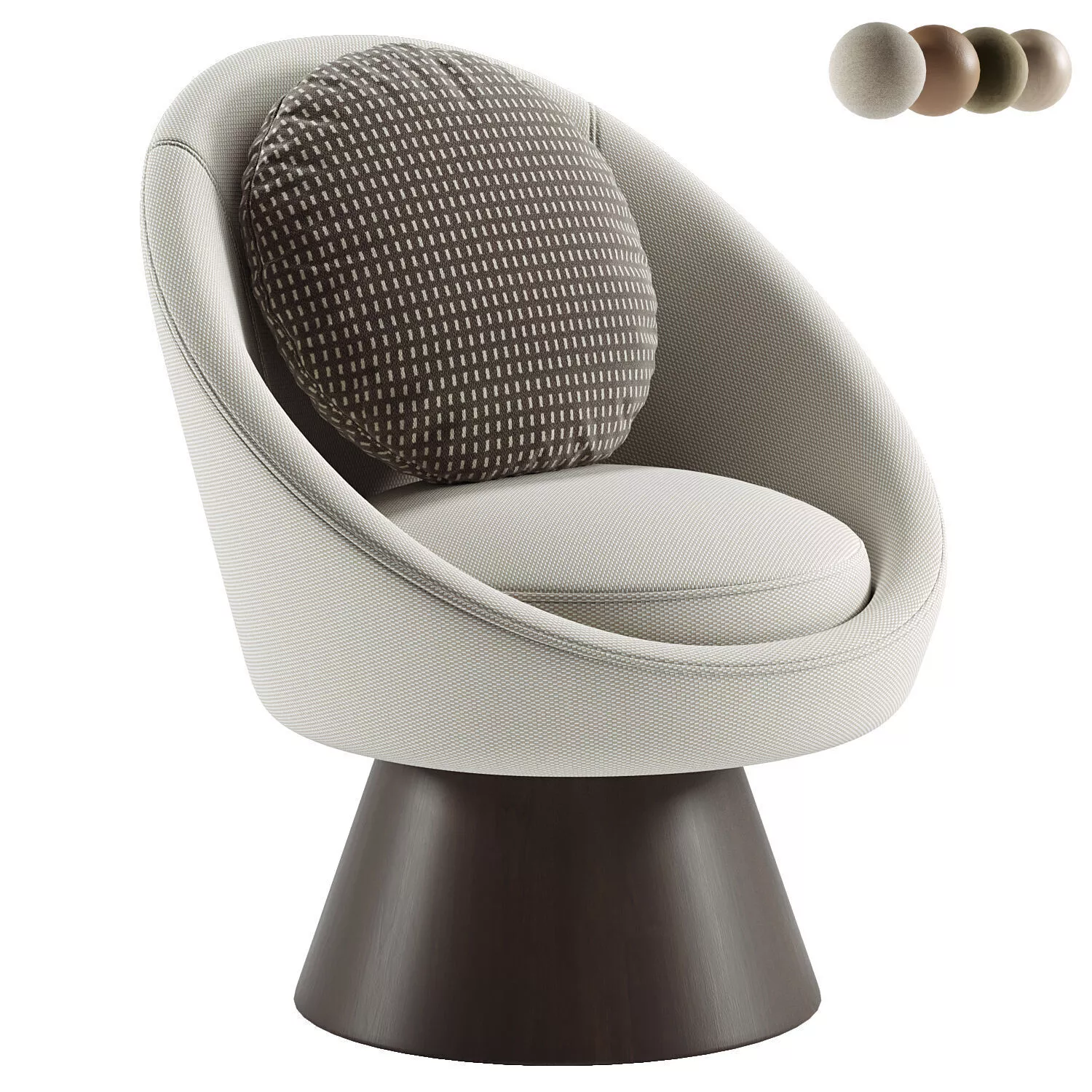 Basqui Dining Chair 3D model