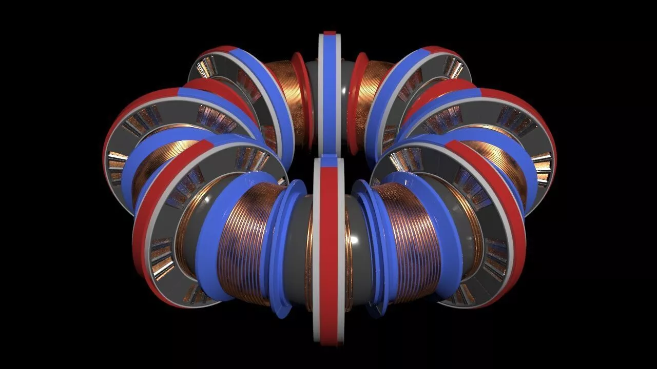 Temporal Poloidal Toroidal Accelerator Ring - Concept 3D print model