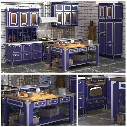 Kitchen Liverpool RODA 3D model