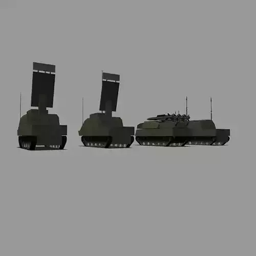 SA-11 Gadfly BUK Low-poly 3D model