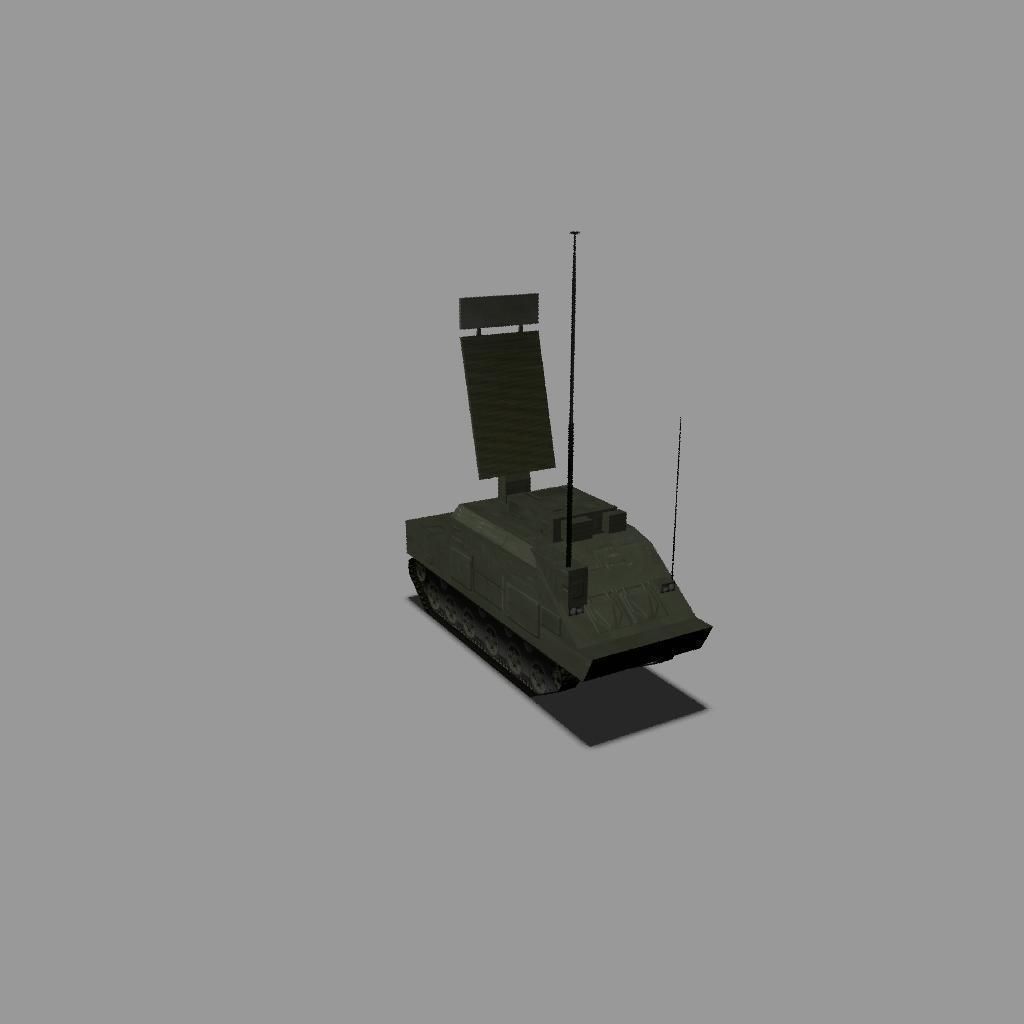 SA-11 Gadfly BUK Low-poly 3D model_6