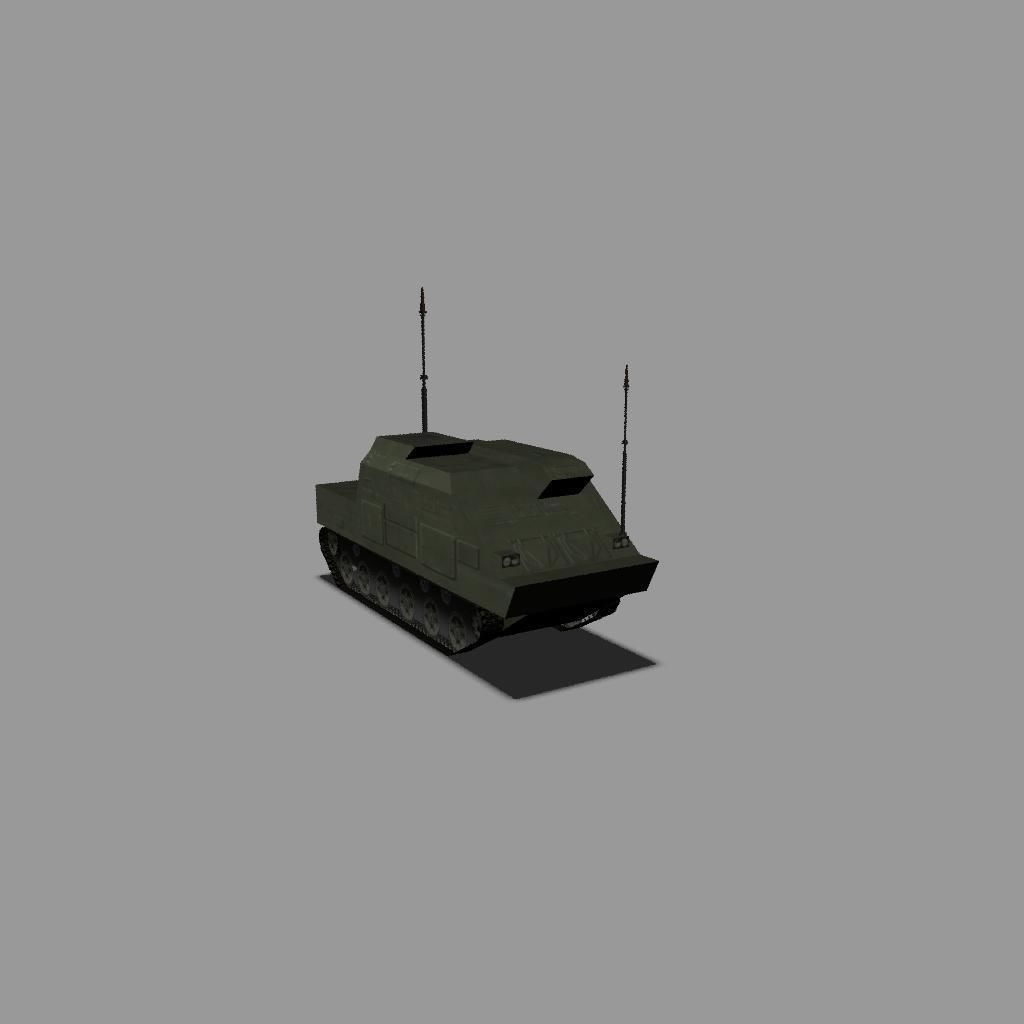 SA-11 Gadfly BUK Low-poly 3D model_4