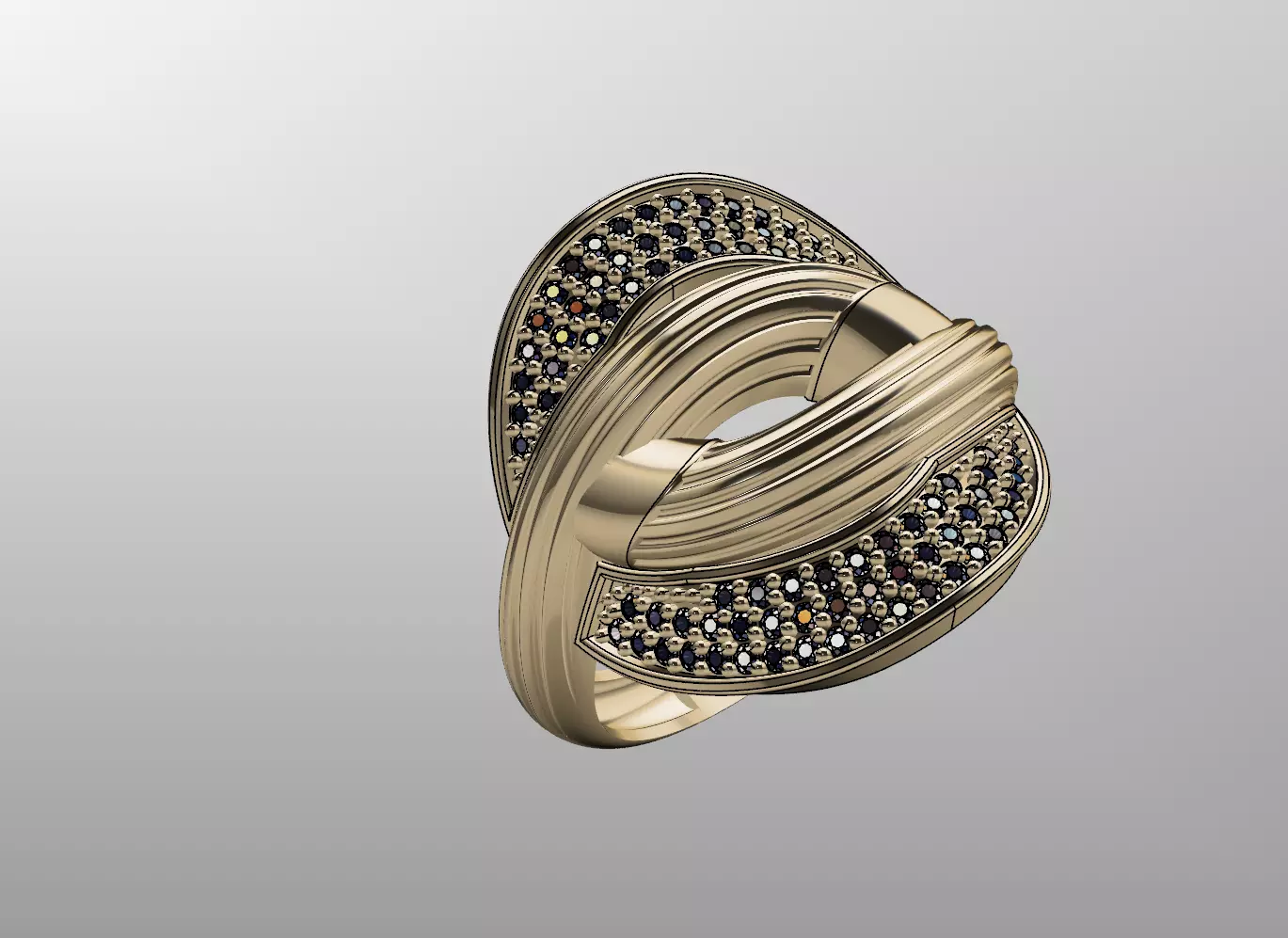 fantasy ring Free 3D print model