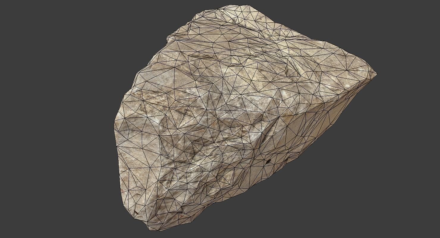 Eloise Stone Low-poly 3D model_1