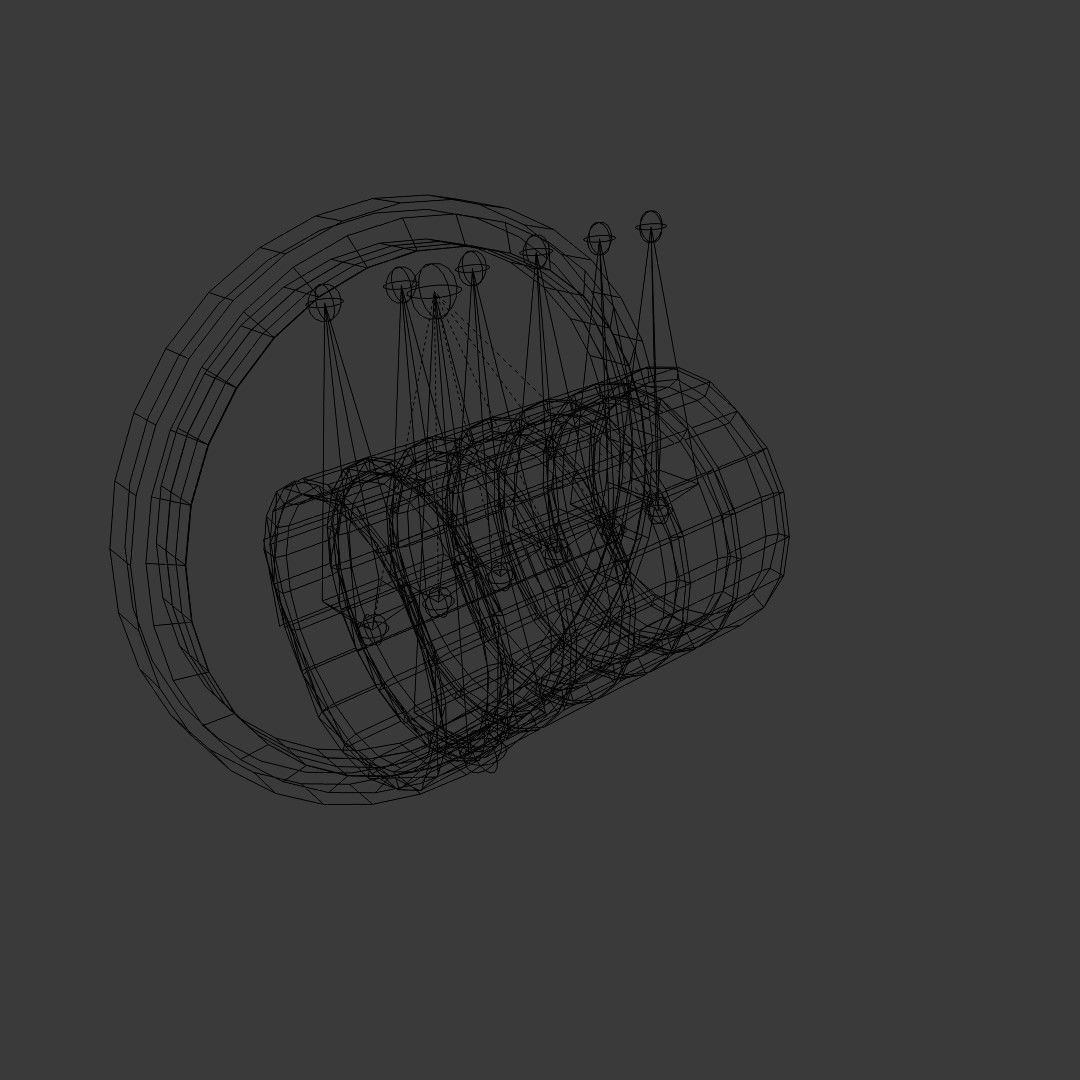 Heavy machine work time gauge 3D model_18