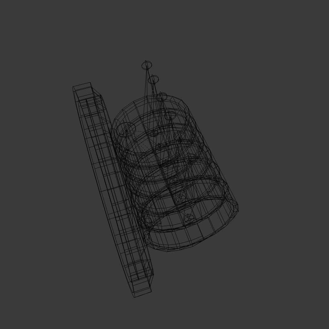 Heavy machine work time gauge 3D model_17