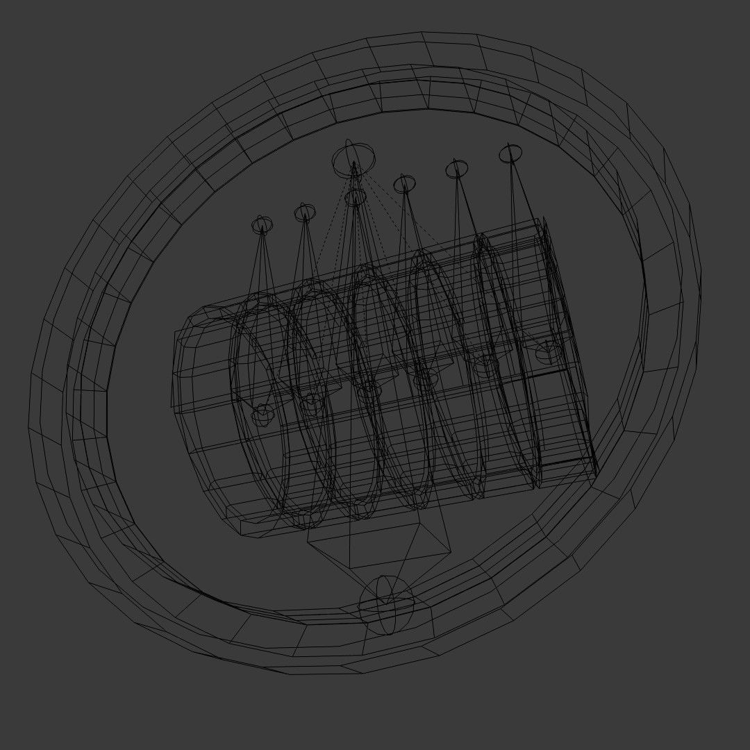 Heavy machine work time gauge 3D model_16
